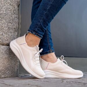 Skechers Women's Ultra Flex 3.0 Brilliant Path Sneaker Natural 9